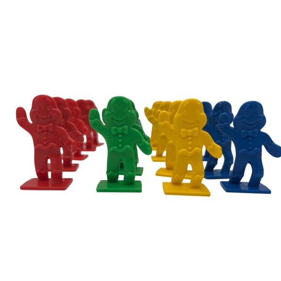 Candy Land Mover Plastic Gingerbread Figures Cake Toppers Multicolor Set Of 23 - Picture 4 of 7